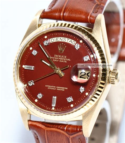 rolex day date lederarmband|rolex day date.